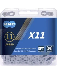 Ketting 11 speed KMC X11 EPT 118 schakels - donker zilver 2