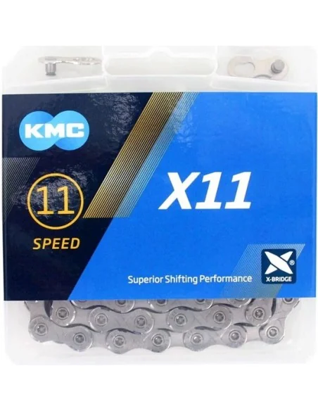 Ketting 11 speed KMC X11 118 schakels - grijs