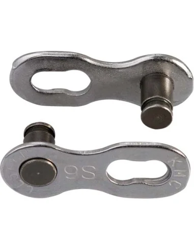 MissingLink KMC 9R EPT Silver - 9 speed kettingen - ½" x 11/128" - 2 stuks