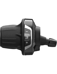 Draaiversteller (links) 3-speed Shimano Tourney SL-RV400 - zwart/zilver