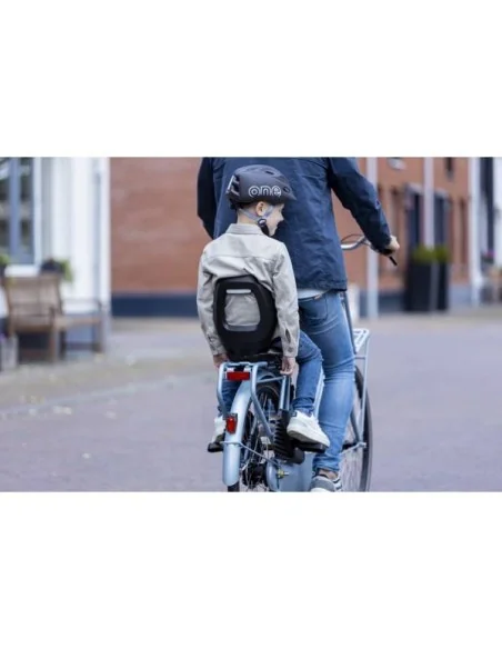 Kinderzitje achter Bobike One Junior zwart - MIK-HD