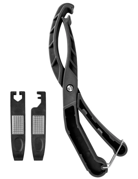 Bandenmontagetang M-Wave Plus incl. 2 bandenlichters - zwart