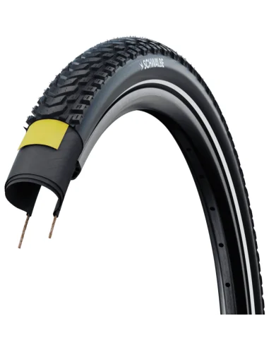 Buitenband Schwalbe Marathon Mondial Pro Evo V-Guard 28 x 2.00"/50-622 - zwart met reflectie