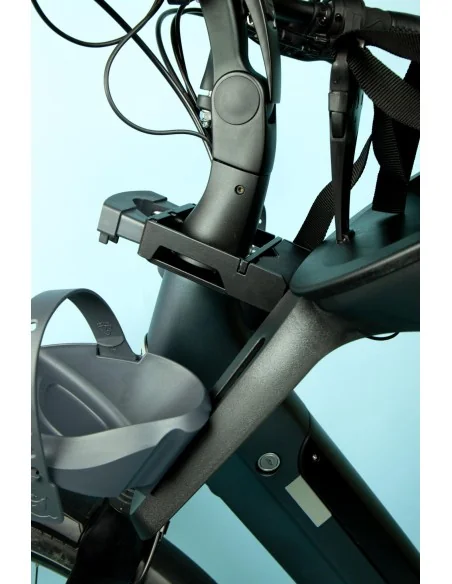 Ahead stuurpenadapter Qibbel 1 1/8" geïntegreerde kabels - zwart