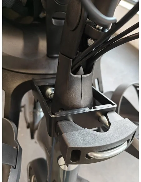 Ahead stuurpenadapter Qibbel 1 1/8" geïntegreerde kabels - zwart