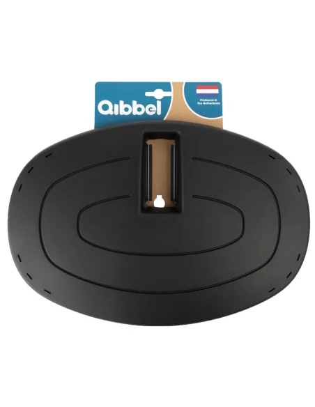 Set voetbeschermingsplaten Qibbel Junior 6+ - zwart
