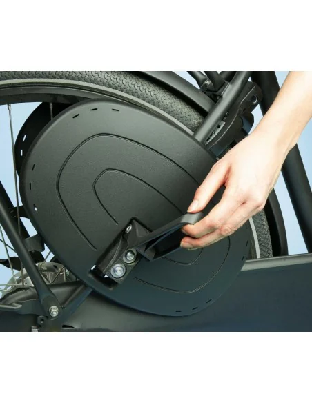 Set voetbeschermingsplaten Qibbel Junior 6+ - zwart