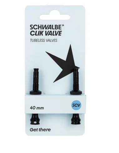 Tubeless ventiel Schwalbe SCV 40 mm (2 stuks)