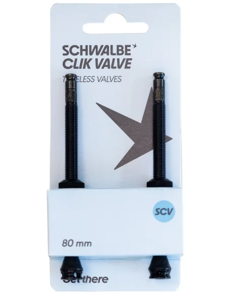 Tubeless ventiel Schwalbe SCV 60 mm (2 stuks)