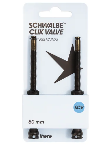 Tubeless ventiel Schwalbe SCV 80 mm (2 stuks)