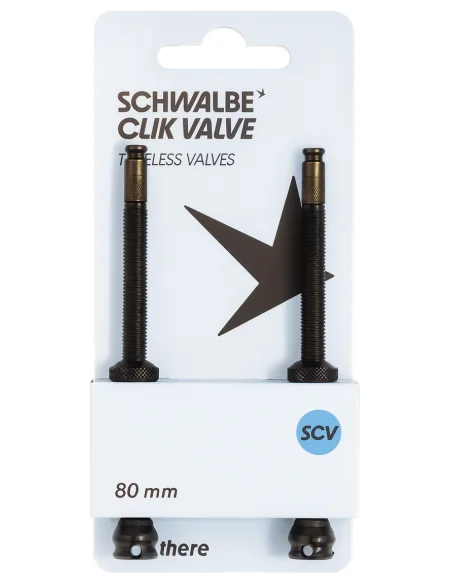 Tubeless ventiel Schwalbe SCV 80 mm (2 stuks)