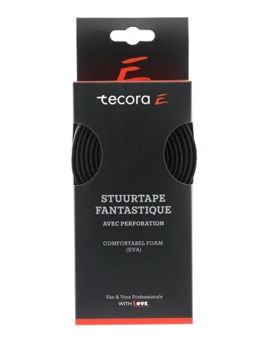 Stuurlint Tecora Fantastique Perforation ø2.5 x 30mm 2m - zwart (2 stuks)