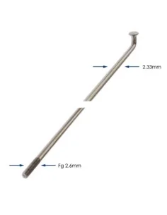 Spaken 286-13 Alpina Raggi ø2.33mm FG 2,6 - RVS (144 stuks) 2