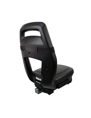 Kinderzitje achter Qibbel Junior 6+ - MIK HD - met voetsteun en beschermplaat - Midnight Black