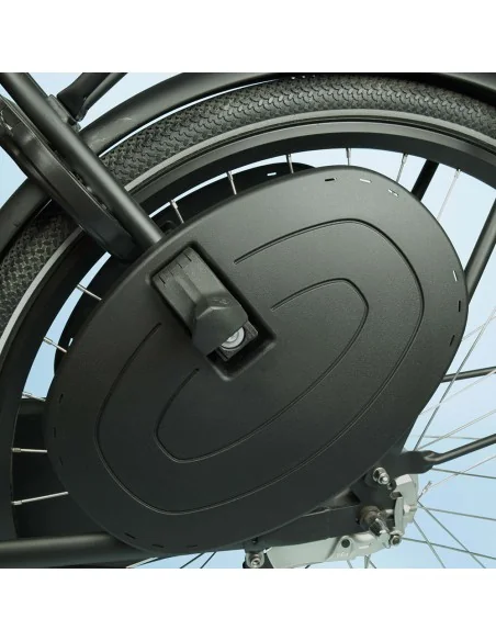 Kinderzitje achter Qibbel Junior 6+ - MIK HD - met voetsteun en beschermplaat - Midnight Black