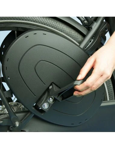 Kinderzitje achter Qibbel Junior 6+ - MIK HD - met voetsteun en beschermplaat - Midnight Black