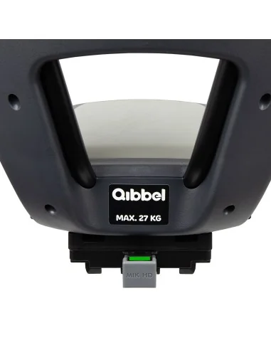 Kinderzitje achter Qibbel Junior 6+ - MIK HD - met voetsteun en beschermplaat - Graniet Grijs