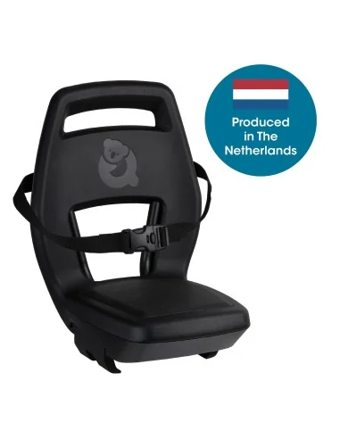 Kinderzitje achter Qibbel Junior 6+ Longtail Edition - Midnight Black