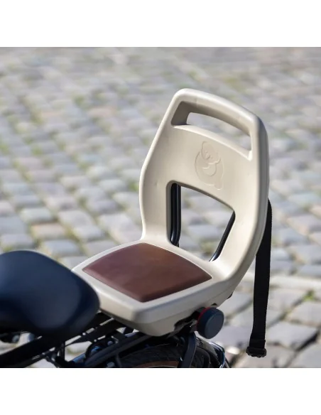 Kinderzitje achter Qibbel Junior 6+ Longtail Edition - Midnight Black