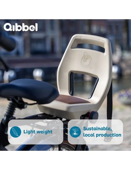 Kinderzitje achter Qibbel Junior 6+ Longtail Edition - Midnight Black