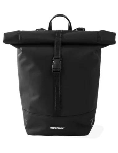 Gerecyclede enkele fietstas Urban Proof Rolltop 20 liter 30 x 15 x 42cm - zwart