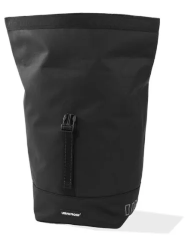 Gerecyclede enkele fietstas Urban Proof Rolltop 20 liter 30 x 15 x 42cm - zwart