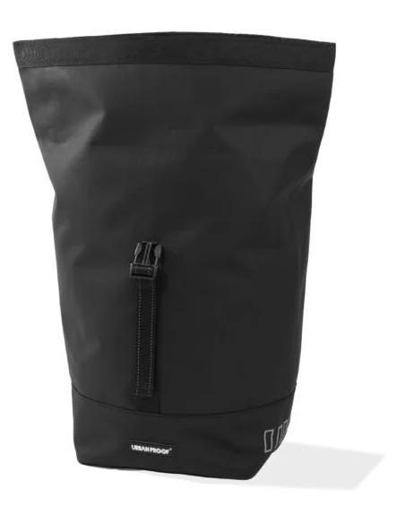Gerecyclede enkele fietstas Urban Proof Rolltop 20 liter 30 x 15 x 42cm - zwart