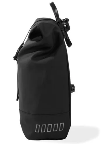 Gerecyclede enkele fietstas Urban Proof Rolltop 20 liter 30 x 15 x 42cm - zwart