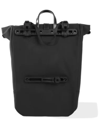 Gerecyclede enkele fietstas Urban Proof Rolltop 20 liter 30 x 15 x 42cm - zwart