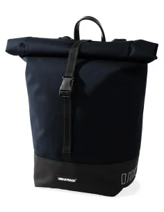 Gerecyclede enkele fietstas Urban Proof Rolltop 20 liter 30 x 15 x 42cm - blauw