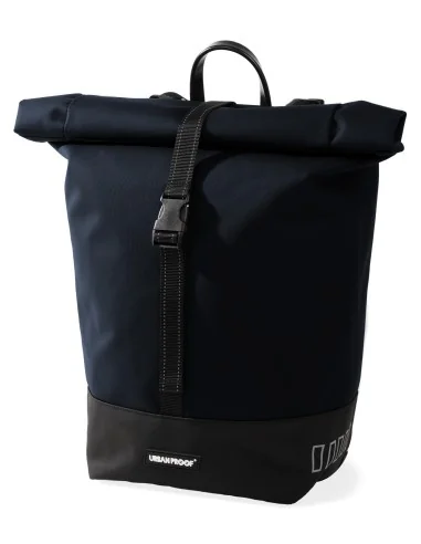 Gerecyclede enkele fietstas Urban Proof Rolltop 20 liter 30 x 15 x 42cm - blauw
