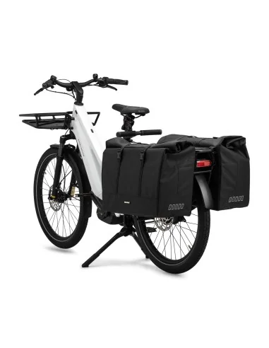 Gerecyclede Longtail fietstas Urban Proof 60 liter - zwart