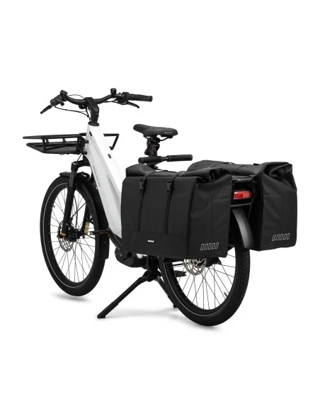 Gerecyclede Longtail fietstas Urban Proof 60 liter - zwart
