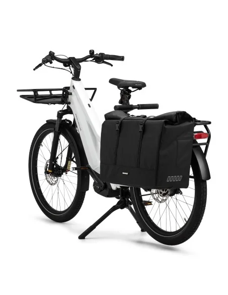 Gerecyclede Longtail fietstas Urban Proof 60 liter - zwart
