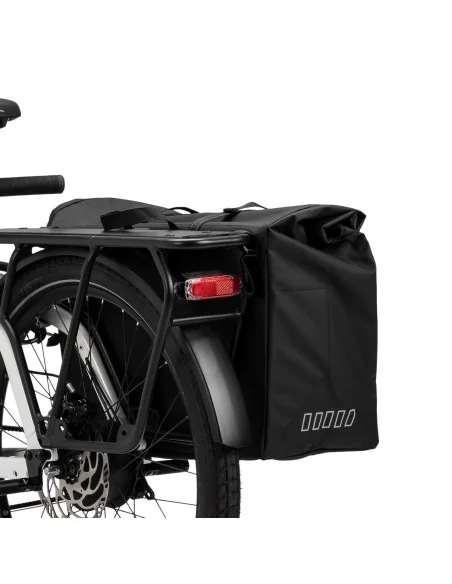 Gerecyclede Longtail fietstas Urban Proof 60 liter - zwart