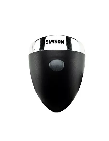 Simson batterij koplamp Classic Luxurious - zwart