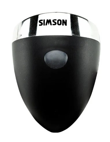 Simson batterij koplamp Classic Luxurious - zwart (10 stuks in box)