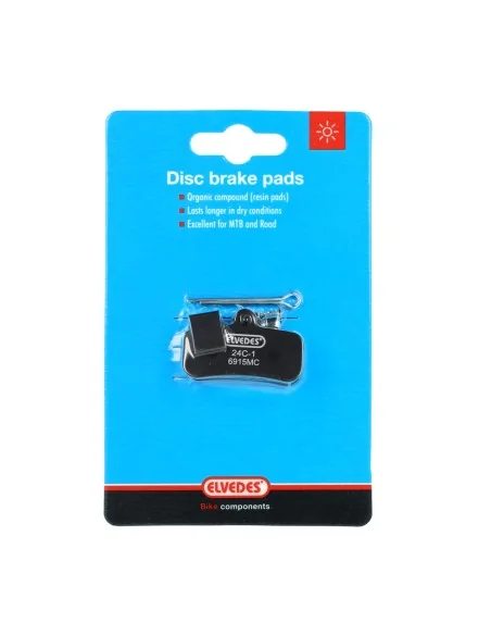 Schijfremblokset Elvedes 6915MC - Tektro - E-Bikes - 1 paar