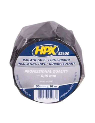 PVC isolatietape HPX 50 mm x 10 meter - zwart