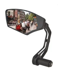 Spiegel Mirage links First Class dimmend glas - bar-end bevestiging - zwart