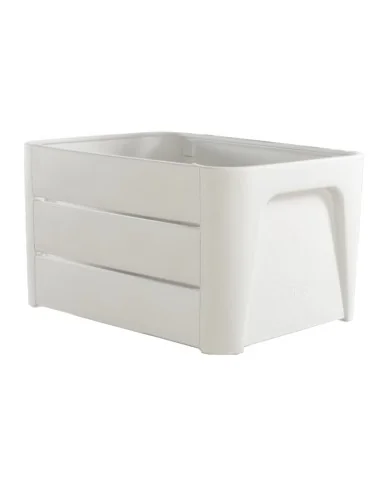 Fietskrat Mirage 'Klik n Krat' - wit - 24L