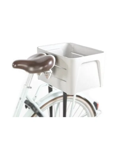 Fietskrat Mirage 'Klik n Krat' - wit - 24L