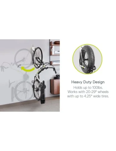 Verstelbaar fietsenrek Delta Cycle 20-29" - zwart