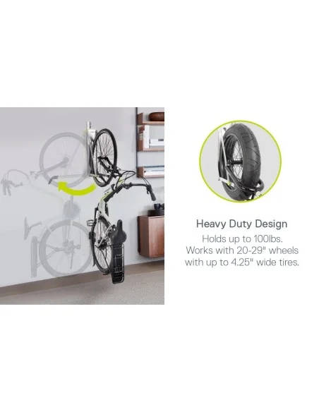 Verstelbaar fietsenrek Delta Cycle 20-29" - zwart