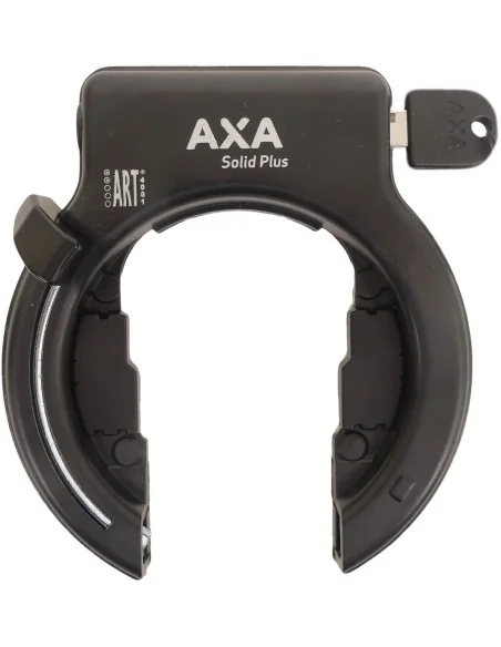 Ringslot Axa Solid Plus zwart (op kaart)