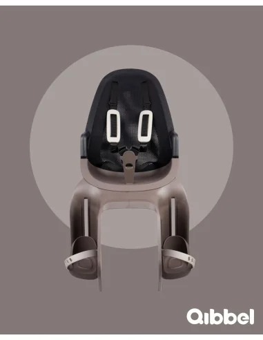 Kinderzitje achter Qibbel Air Hazel Brown dragerbevestiging (CFS)