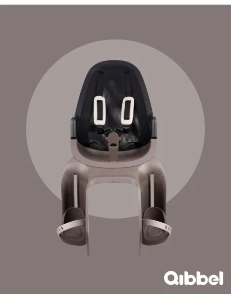 Kinderzitje achter Qibbel Air Hazel Brown dragerbevestiging (CFS)