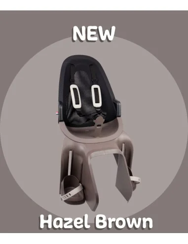 Kinderzitje achter Qibbel Air Hazel Brown dragerbevestiging (CFS)