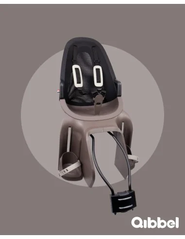 Kinderzitje achter Qibbel Air Hazel Brown framebevestiging (FF)