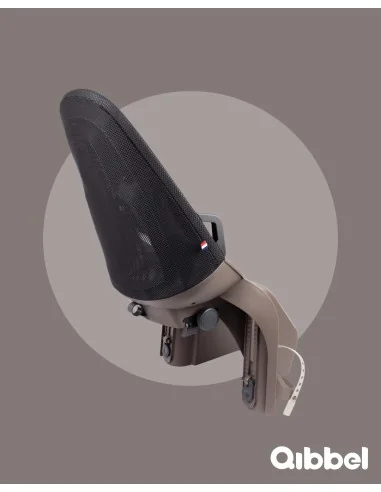 Kinderzitje achter Qibbel Air Hazel Brown framebevestiging (FF)